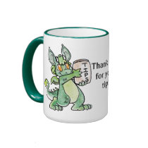 Friendly Dragon Tip Cup mugs