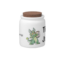 Friendly Dragon Tip Jar candy jars