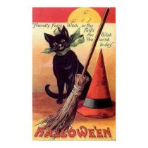Friendly Fairy Vintage Halloween posters