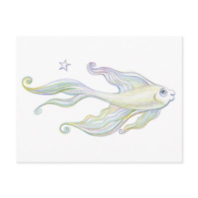 Friendly Fish Post Card by Beautiful_Things