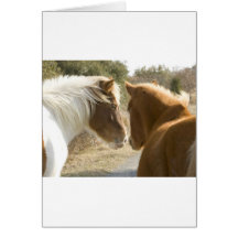 FRIENDLY HORSES CARD