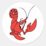 Friendly Lobster Stickers