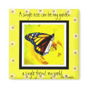 Friendly Monarch Butterfly Magnet