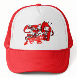 Friendly music robot mesh hat