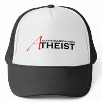 Friendly Neighborhood Atheist hats by Freethinkers Friendly Neighborhood Atheist hats