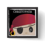 Friendly Pirate Boy Button