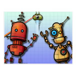 Friendly Robot Postcard postcards