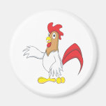 Friendly Rooster Refrigerator Magnet