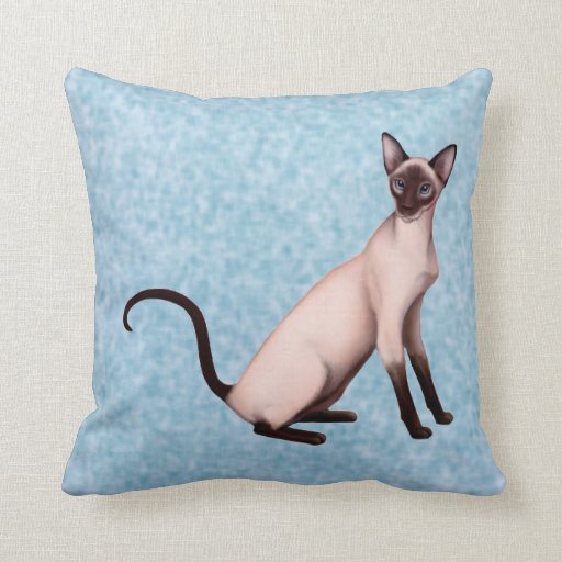 siamese cat pillow