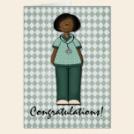Friendly Smiling Nurse cards