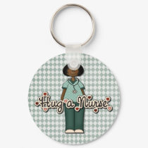 Friendly Smiling Nurse keychains