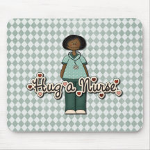 Friendly Smiling Nurse Mousepad