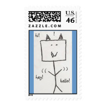Friendly stick - monster postage