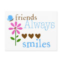 Friends Always Smiles postcards