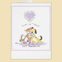 Friends are a Blessing Valentines Card cards
