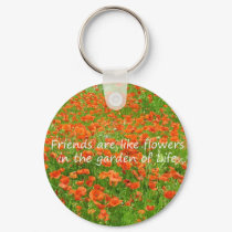 Friends Are Like Flowers keychains by Leenasart Friends Are Like Flowers keychains