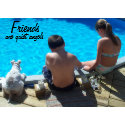 Friends Are Quiet Angels card