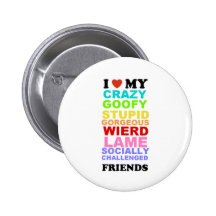 friends buttons