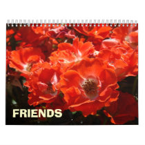 FRIENDS Calendar gifts Holiday Rose Roses