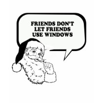 FRIENDS DONT LET FRIENDS USE WINDOWS T-shirt by humortees FRIENDS DONT LET FRIENDS USE WINDOWS T-shirt