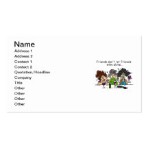 Friends Don't Let Friends Wine Alone Business Cards