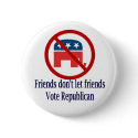 Friends Don't Let Round Button