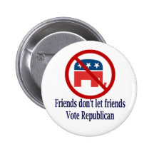 Friends Don't Let Round Button