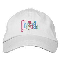 Friends embroidered hats