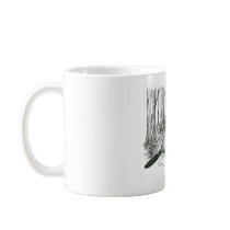 "Friends for Life" Artist Beaver Line Drawing Mug by dawnawildlife "Friends for Life" Artist Beaver Line Drawing Mug
