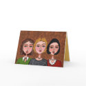 Friends for Life - greeting card by folkartblonde Friends for Life - greeting card
