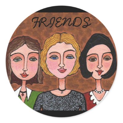 Friends for Life - stickers by folkartblonde