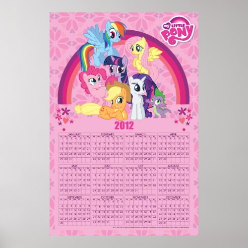 Friends Forever 2012 Calendar Poster by mylittlepony