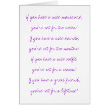 Friends forever cards