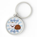 Friends Forever Happy Poo and TP Keychain