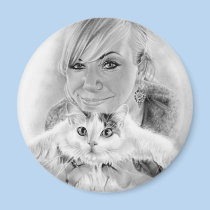Friends forever Kitty Magnet