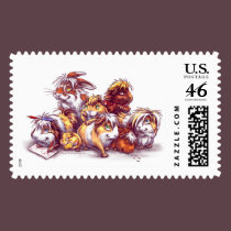 Friends from Pet Shop stamps
