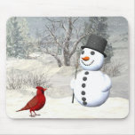 Friends in winter Mouse pad Friends in winter Mouse pad