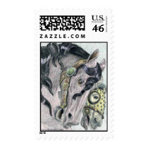 'Friends' Merry-Go-Round US Postage Stamp