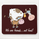 Friends Not Food Mousepad
