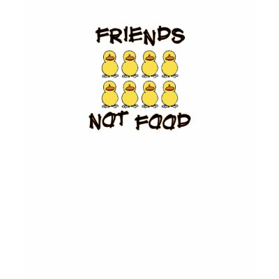 Friends not Food Shirts by smallhandsdesigns