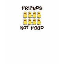 Friends not Food t-shirts by smallhandsdesigns Friends not Food t-shirts