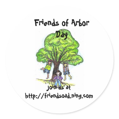Friends of Arbor Day sticker