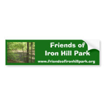 Friends of Iron Hill Park Bumper Sticker