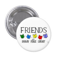 Friends of the Rahway Public Library Button buttons