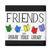 Friends of the Rahway Public Library Magnet magnets