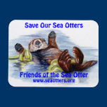 Friends of the Sea Otter Magnet magnets
