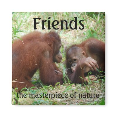 Friends square magnet by Rebecca_Reeder