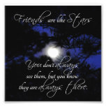 Friends Star Quote Square Photo Print