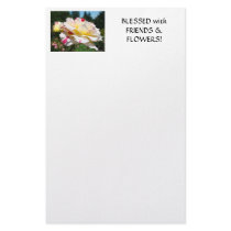 FRIENDS! Stationery Rose Blessed Friends & Flowers by Basleeartprintgifts FRIENDS! Stationery Rose Blessed Friends & Flowers