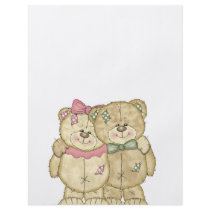 Friends Teddy Bear Pair - Original Colors Flyer